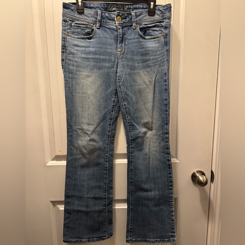 American Eagle Outfitters Light Blue Boot Cut Jeans Vintage